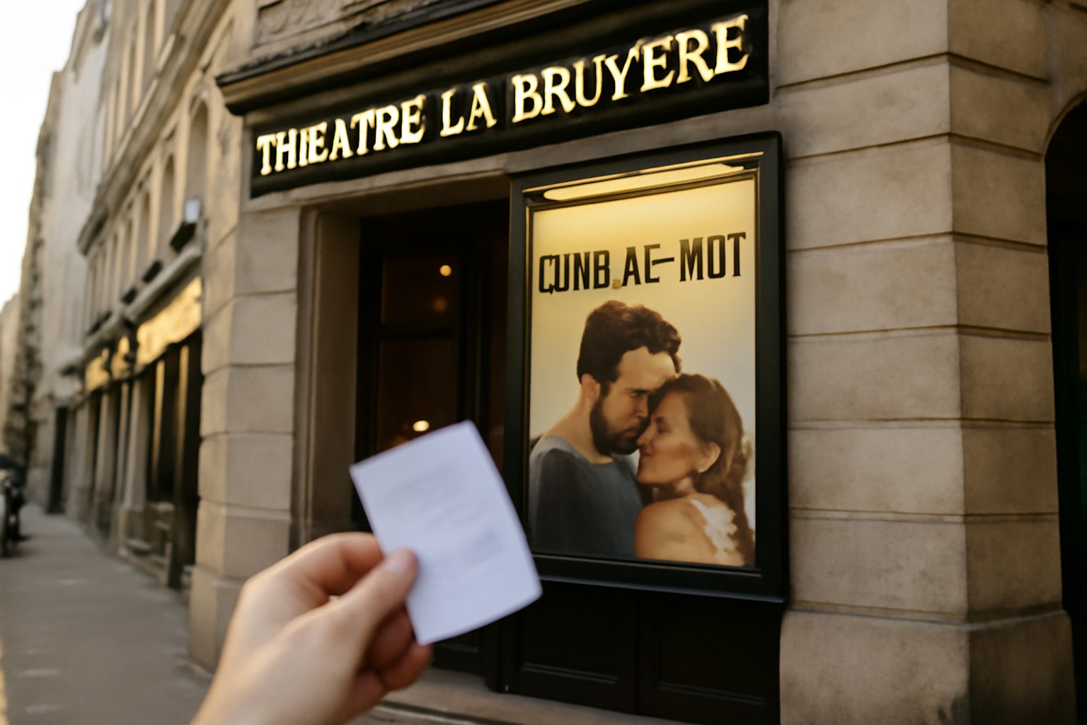 Oublie-moi théâtre : billets & dates La Bruyère