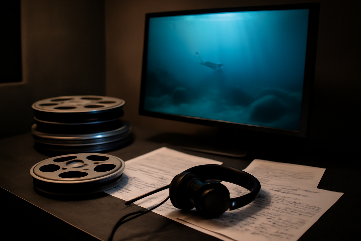 direction artistique et musique du grand bleu : ambiance visuelle