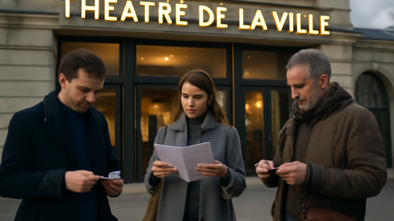Théâtre de la ville : billetterie & programmation