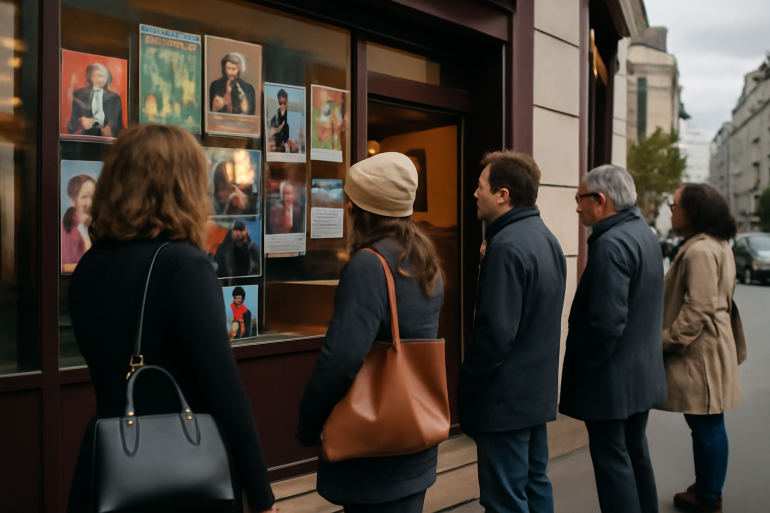 Façade et entrée du théâtre du splendid à Paris 10, rue du Faubourg Saint-Martin