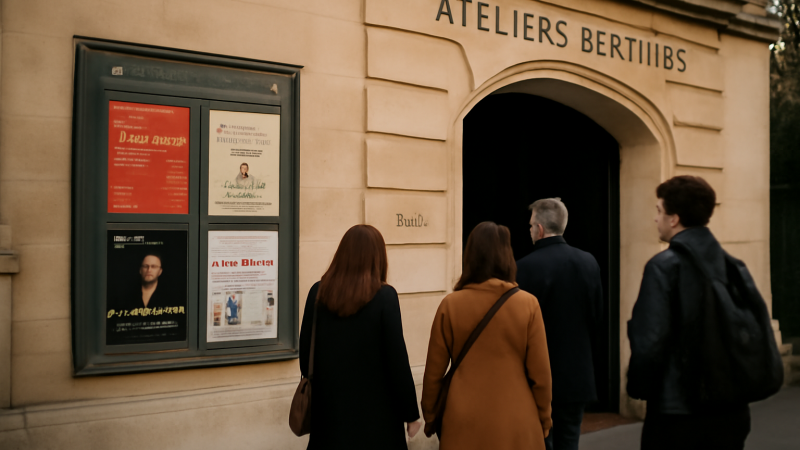 Ateliers Berthier à Paris : horaires & programme
