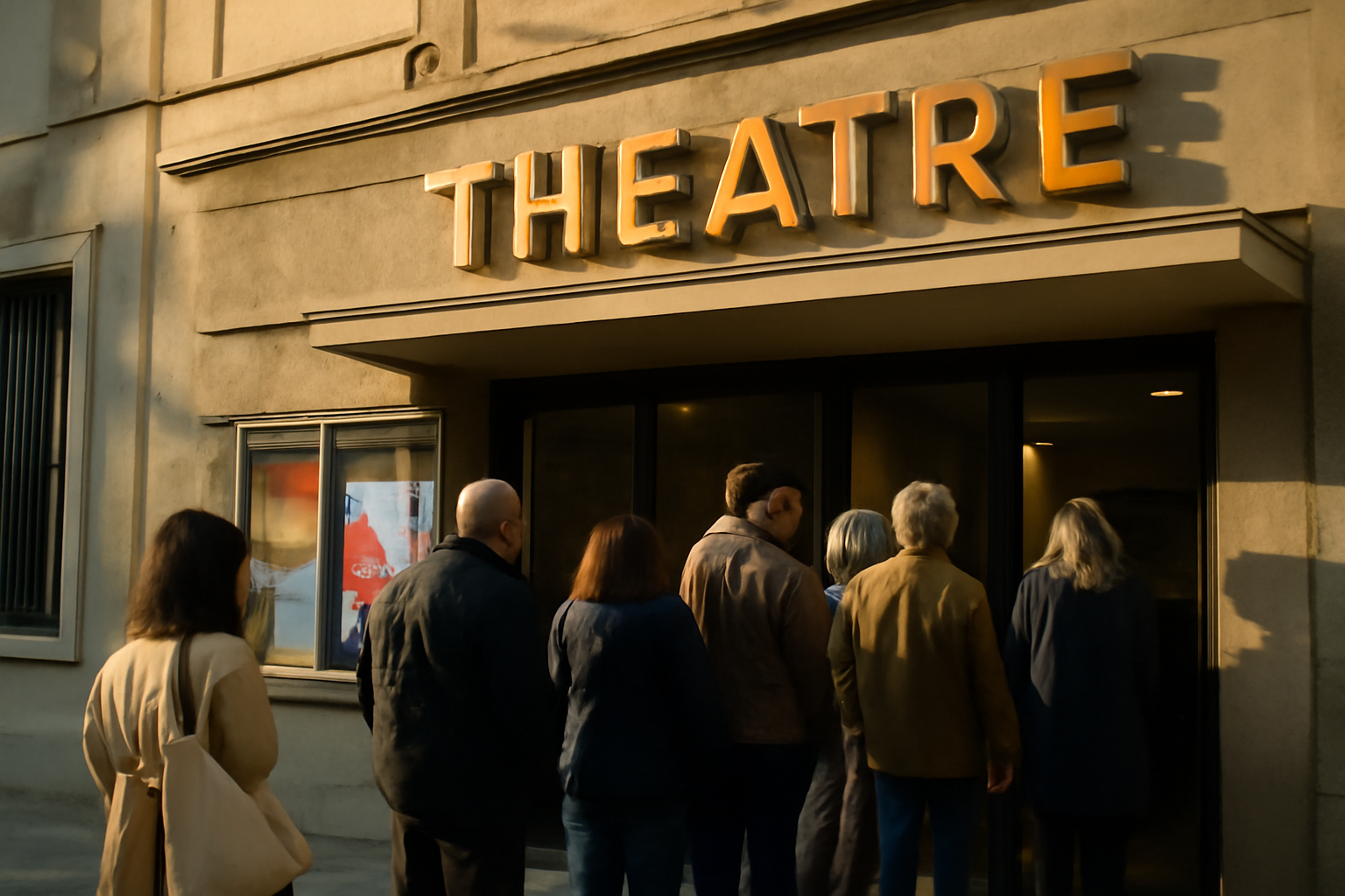 théâtre toursky à Marseille, façade et entrée du lieu