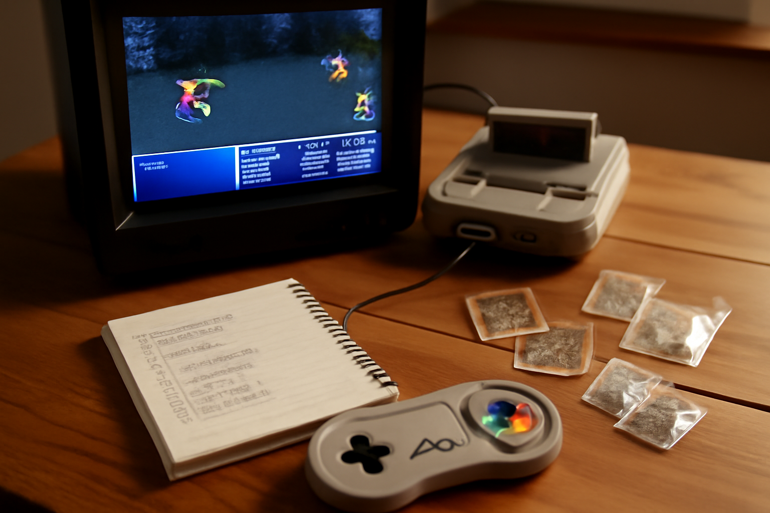 ff6 soluce guide Final Fantasy VI sur écran de jeu, cartes et objets, ambiance rétro