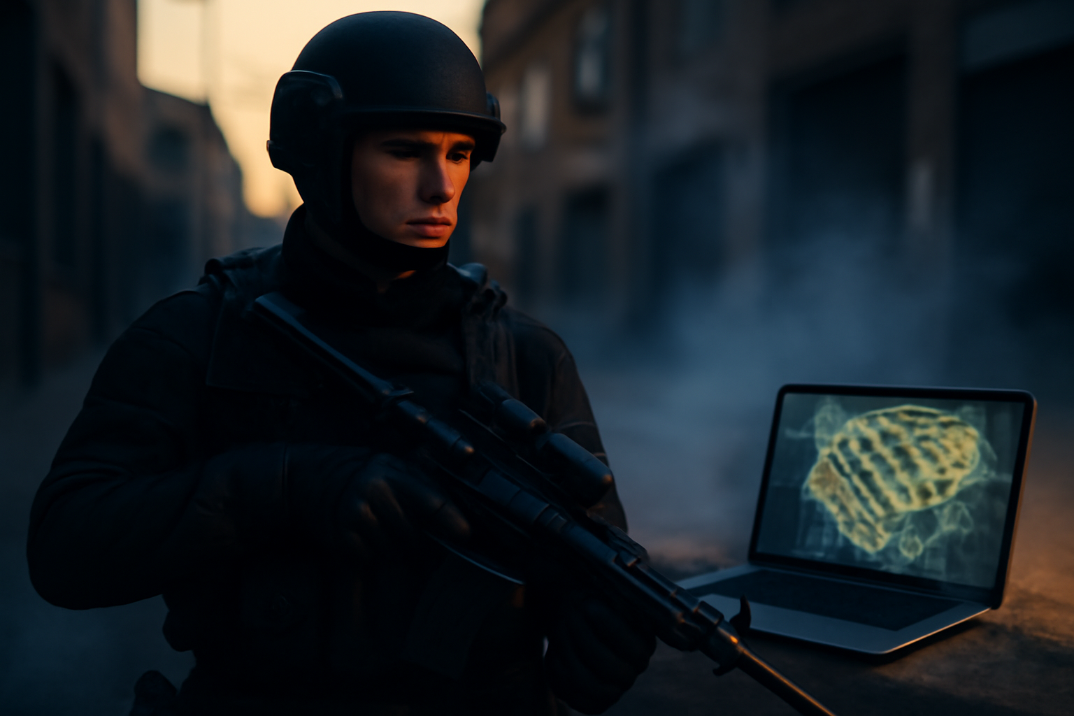 meta warzone : joueur en Warzone vise une ligne de tir en milieu de match